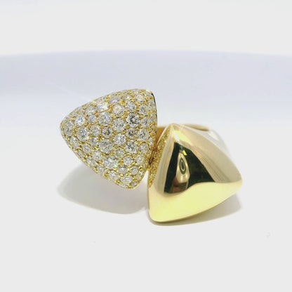 0.99CT Diamond Ring 14k Yellow Gold