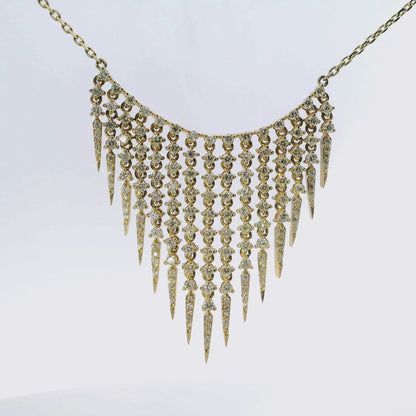 3.00CT Diamond Pendant 14k Gold