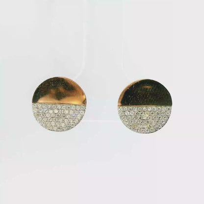 0.32CT Diamond 14k Gold Earring