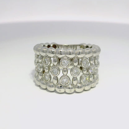 0.50CT Diamond Ring 18K White Gold