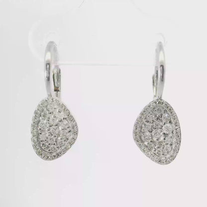 0.60CT Diamond Earring 18k White Gold
