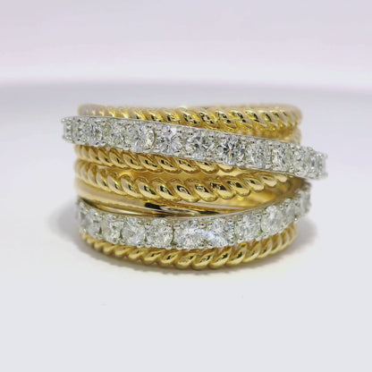 1.34CT Diamond Ring 14k Yellow Gold