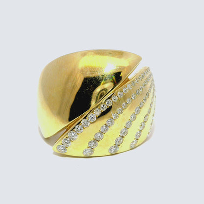 0.56CT Diamond Ring 14k Yellow Gold